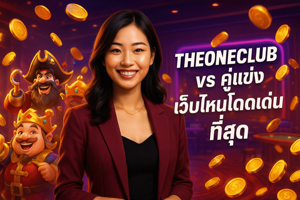 THEONECLUB vs คู่แข่ง เว็บไหนโดดเด่นที่สุด