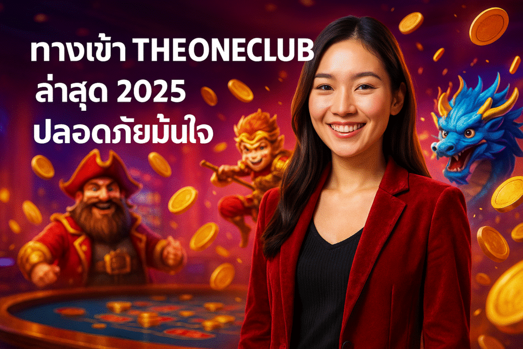 ทางเข้า THEONECLUB ล่าสุด 2025 ปลอดภัยมั่นใจ