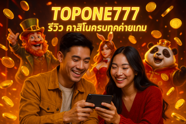 TOPONE777 รีวิว คาสิโนครบทุกค่ายเกม