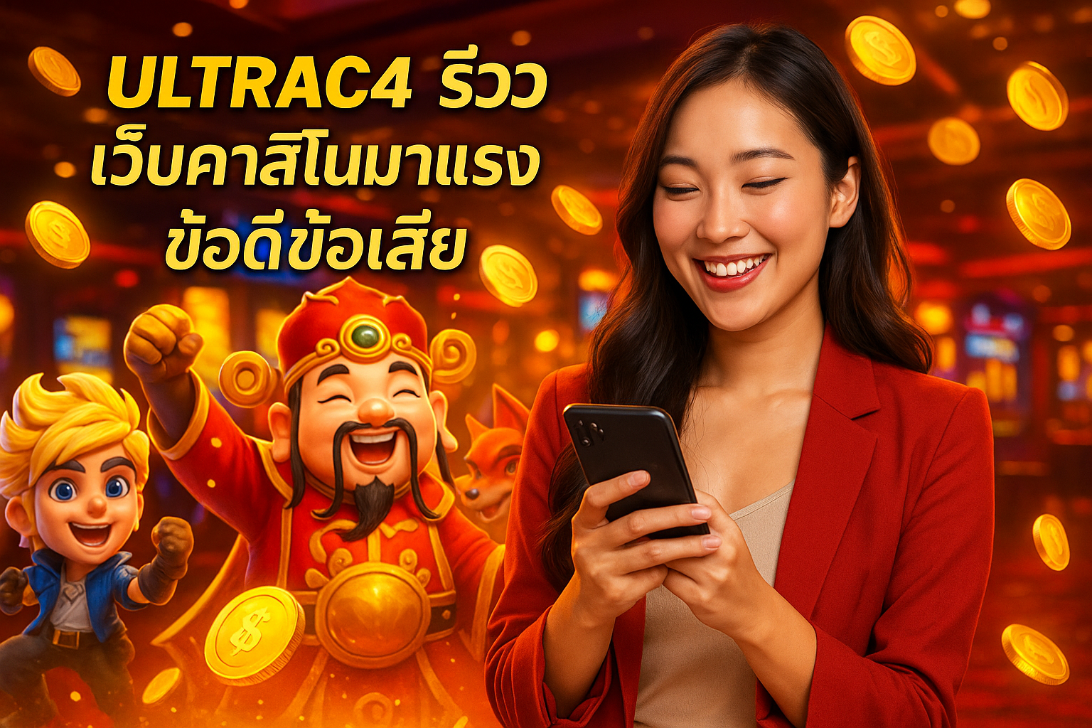 ULTRAC4 รีวิว เว็บคาสิโนมาแรง ข้อดีข้อเสีย